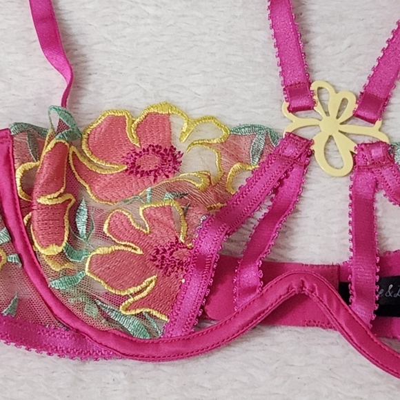 New!For Love and Lemons Lucy Monowire Bra - Picture 9 of 13